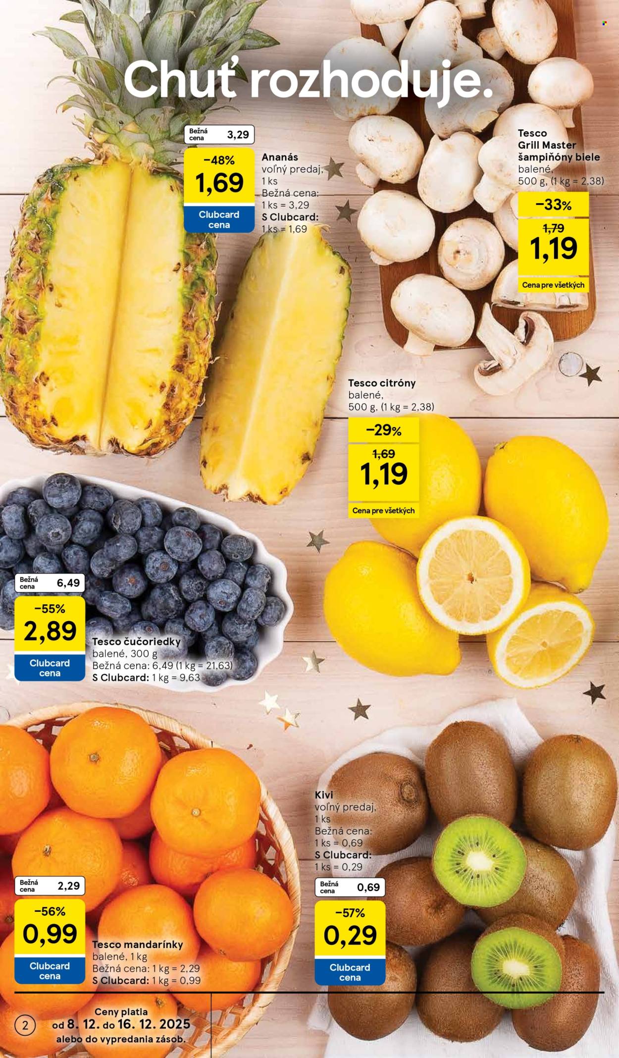 Leták TESCO supermarket - 8.12.2025 - 16.12.2025. Strana 2