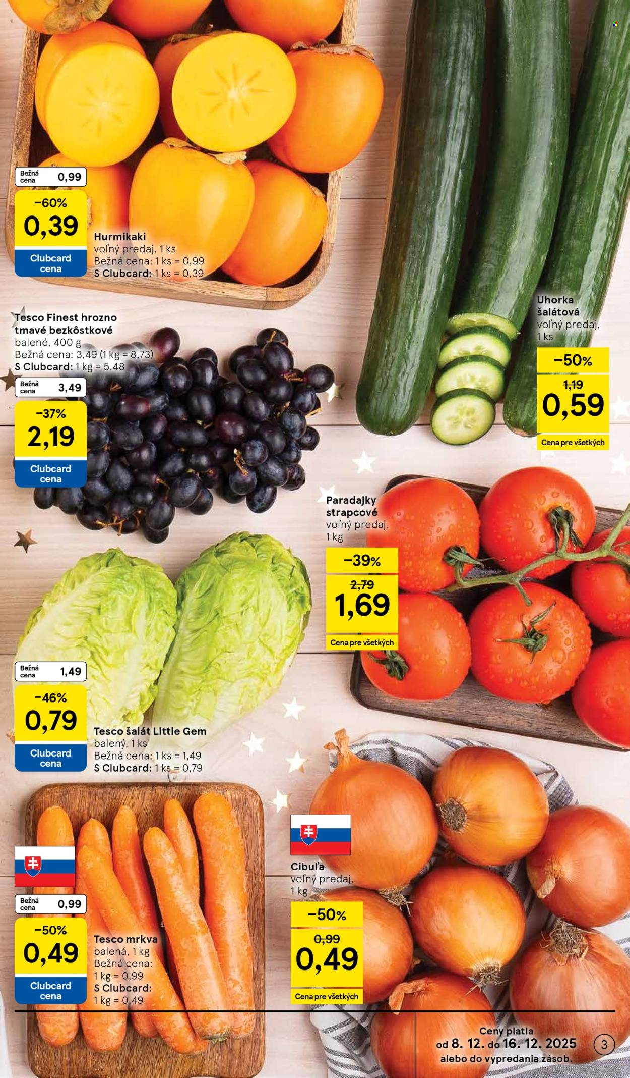 Leták TESCO supermarket - 8.12.2025 - 16.12.2025. Strana 3