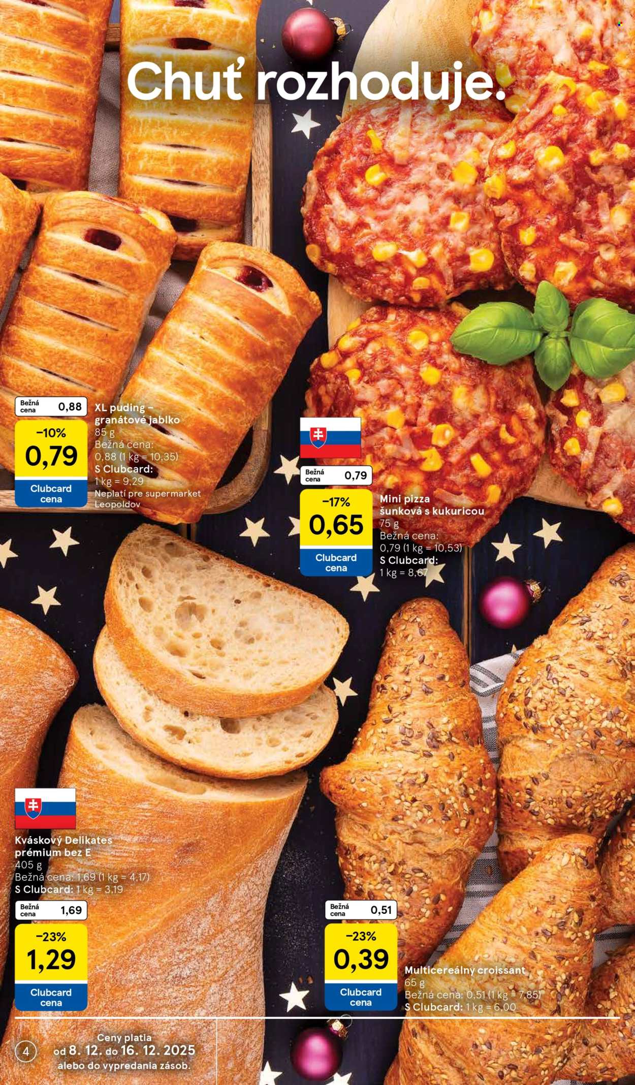 Leták TESCO supermarket - 8.12.2025 - 16.12.2025. Strana 4
