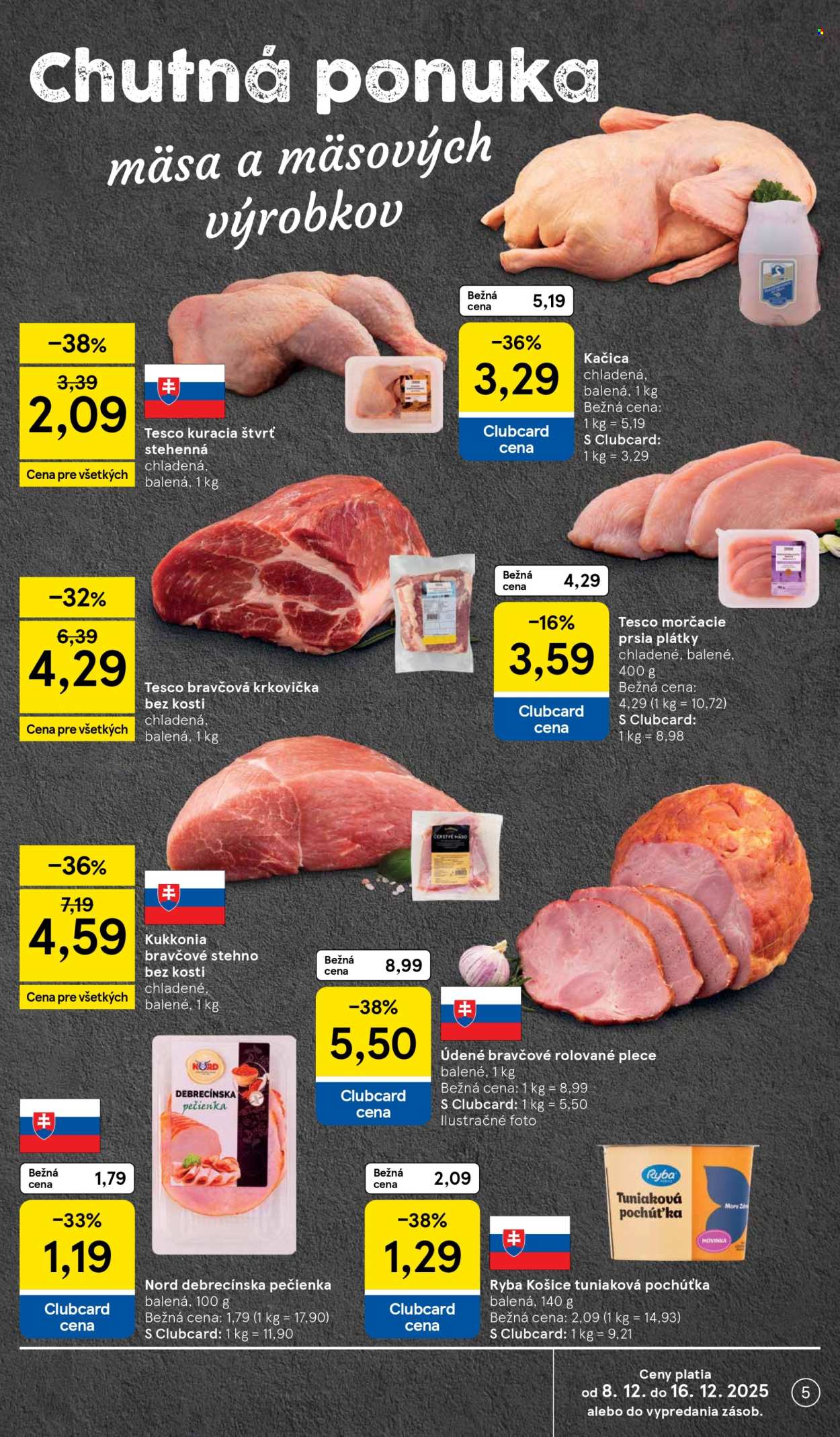 Leták TESCO supermarket - 8.12.2025 - 16.12.2025. Strana 5
