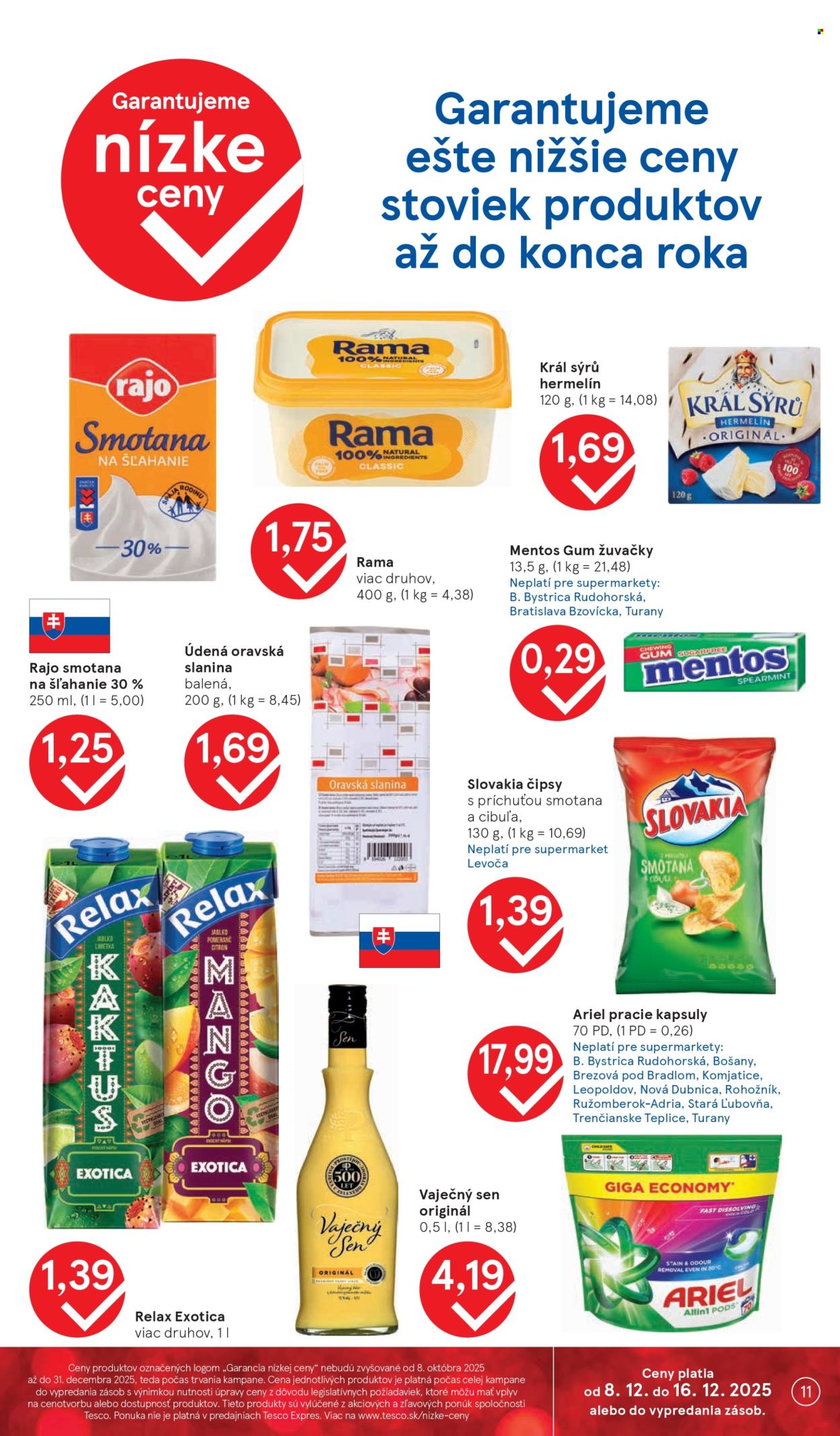 Leták TESCO supermarket - 8.12.2025 - 16.12.2025. Strana 11