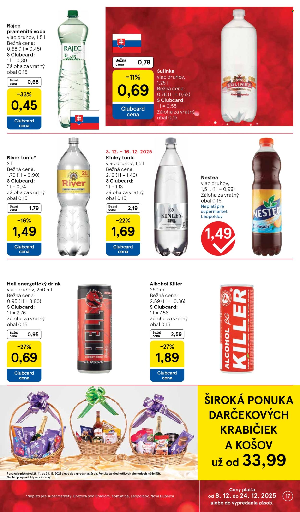 Leták TESCO supermarket - 8.12.2025 - 16.12.2025. Strana 17