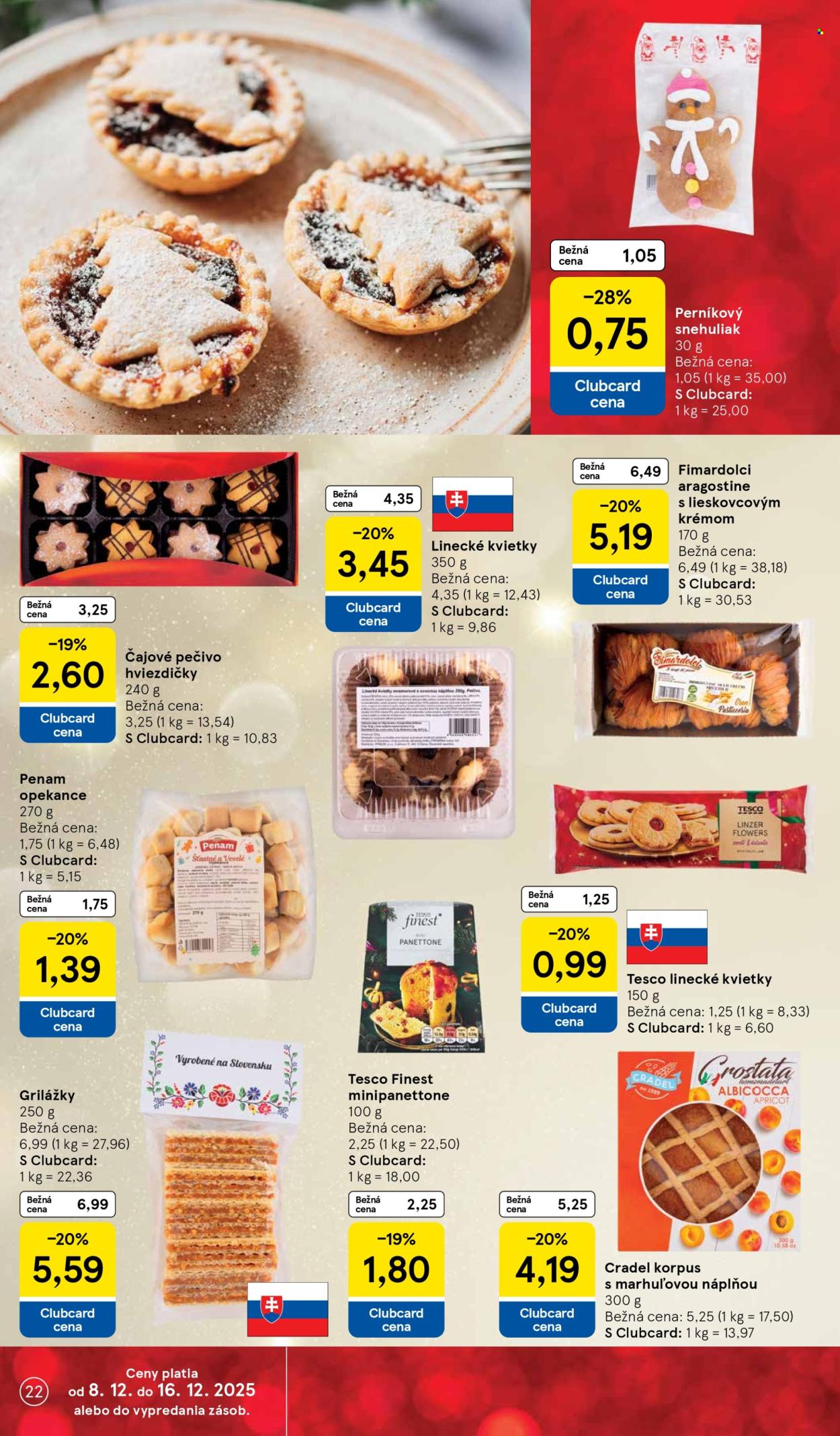 Leták TESCO supermarket - 8.12.2025 - 16.12.2025. Strana 22