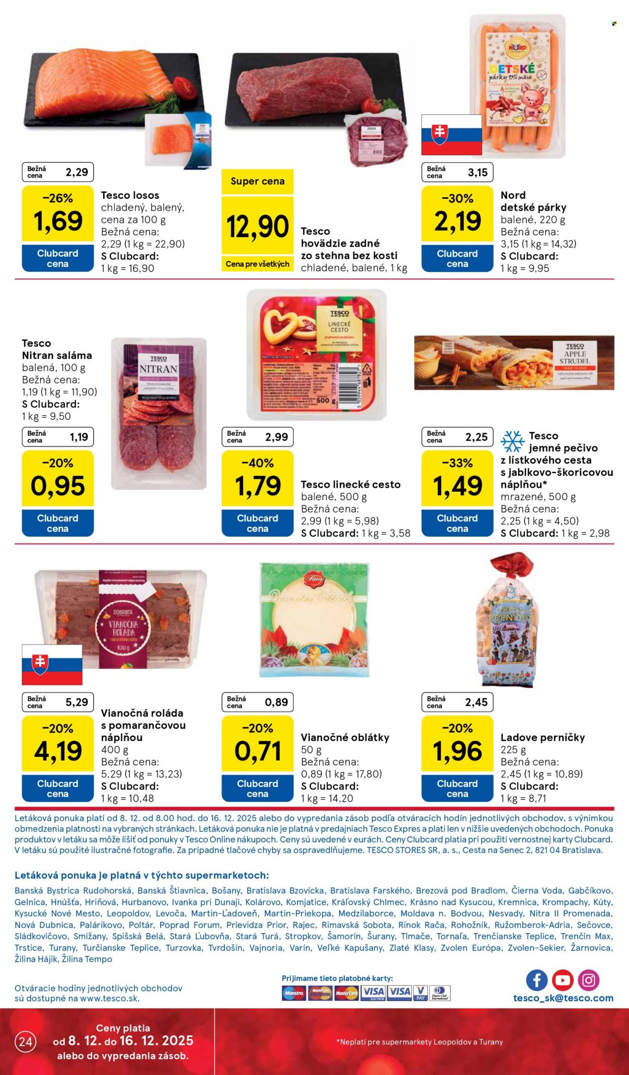 Leták TESCO supermarket - 8.12.2025 - 16.12.2025. Strana 24