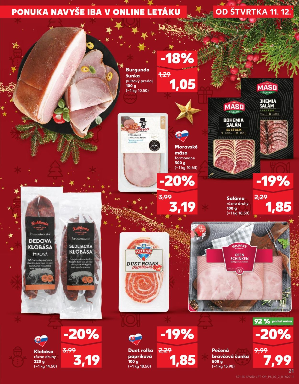 Leták Kaufland - 11.12.2025 - 17.12.2025. Strana 21