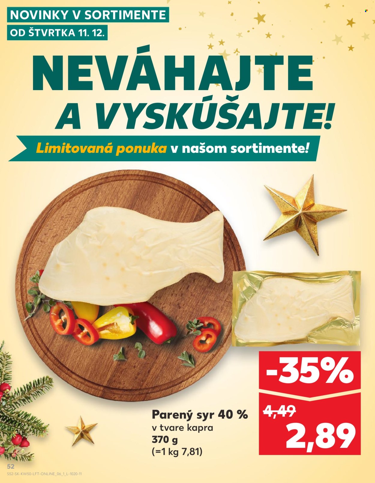 Leták Kaufland - 11.12.2025 - 17.12.2025. Strana 52