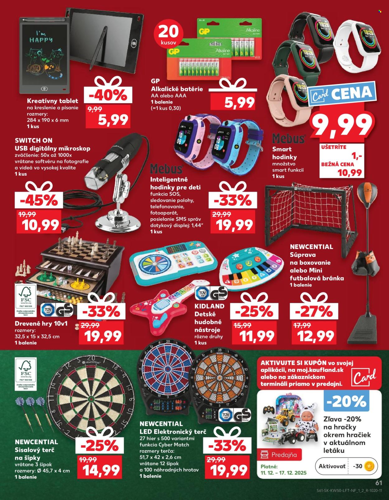 Leták Kaufland - 11.12.2025 - 17.12.2025. Strana 61