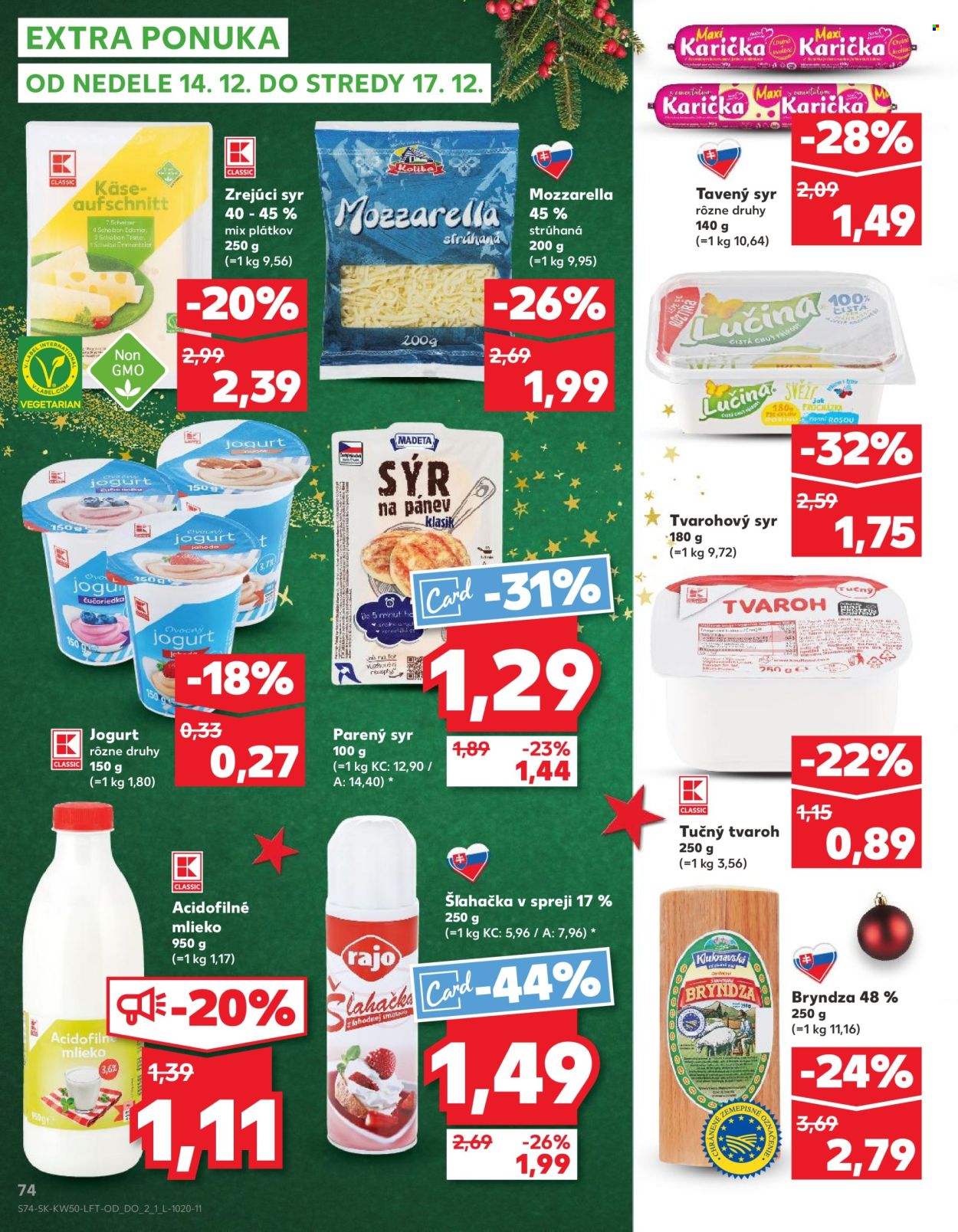 Leták Kaufland - 11.12.2025 - 17.12.2025. Strana 74