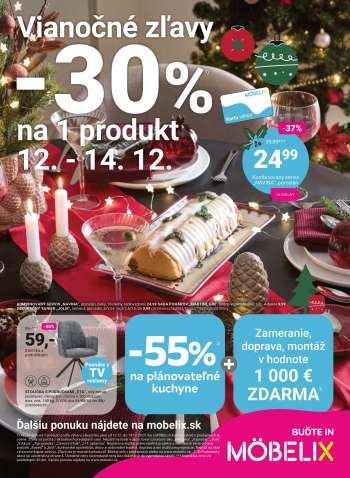 Leták Möbelix - 8.12.2025 - 28.12.2025.