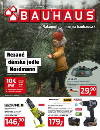 Leták Bauhaus - 8.12.2025 - 31.12.2025.