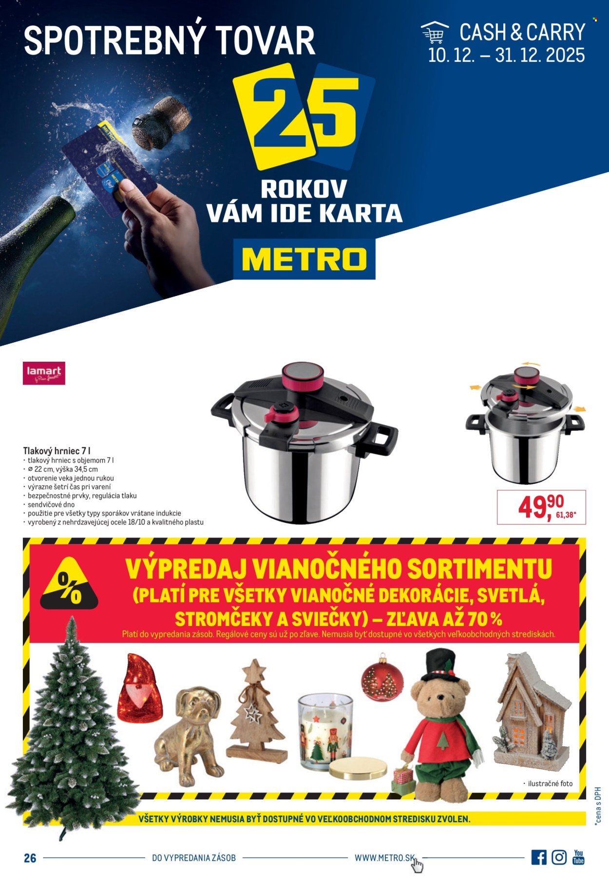Leták Metro - 10.12.2025 - 31.12.2025. Strana 1