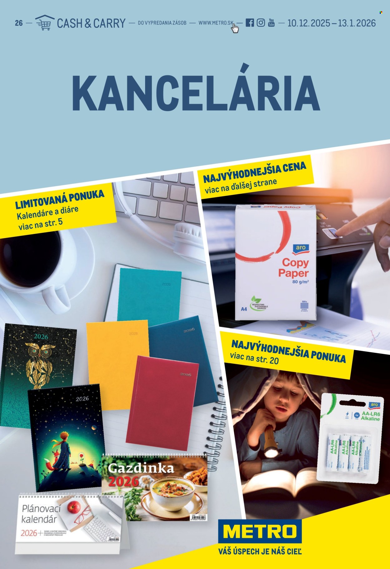 Leták Metro - 10.12.2025 - 13.1.2026. Strana 1