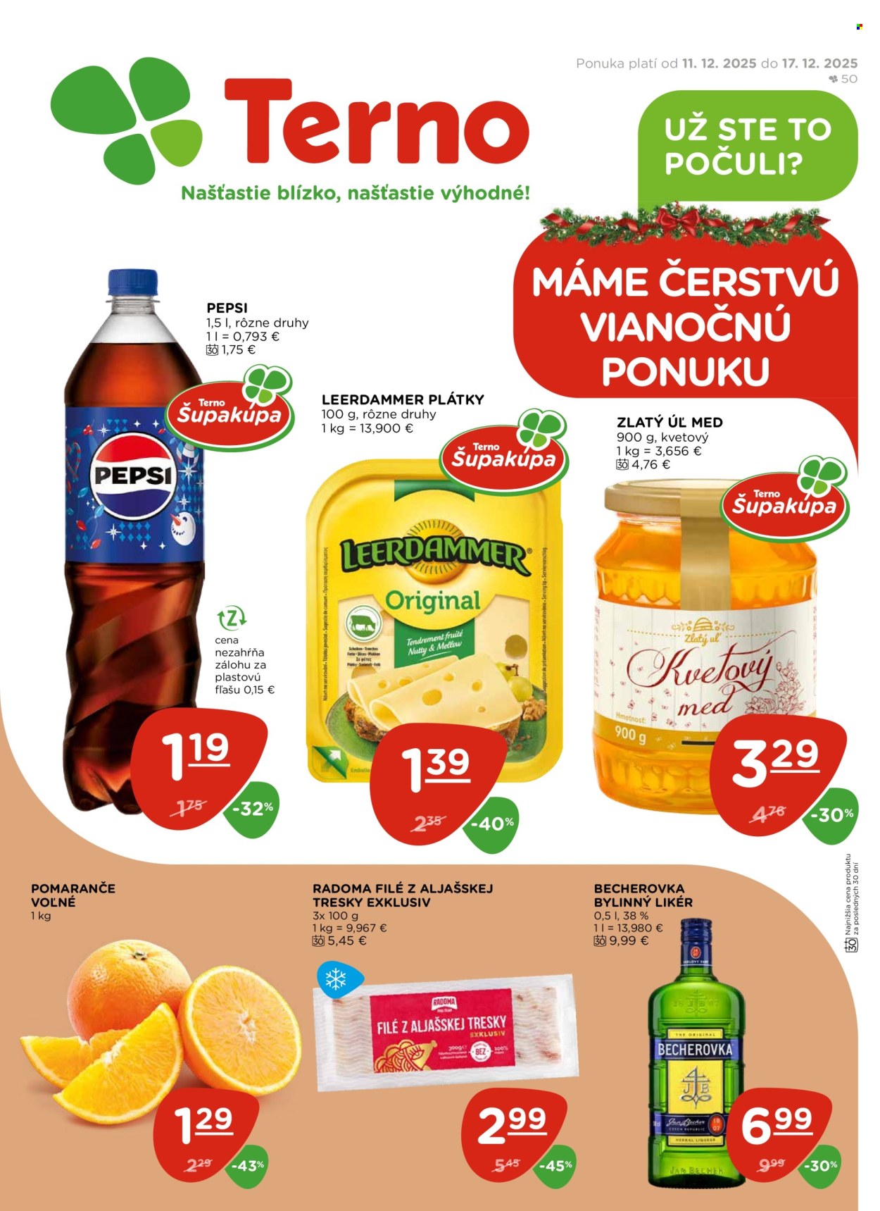 Leták Terno - 11.12.2025 - 17.12.2025. Strana 1