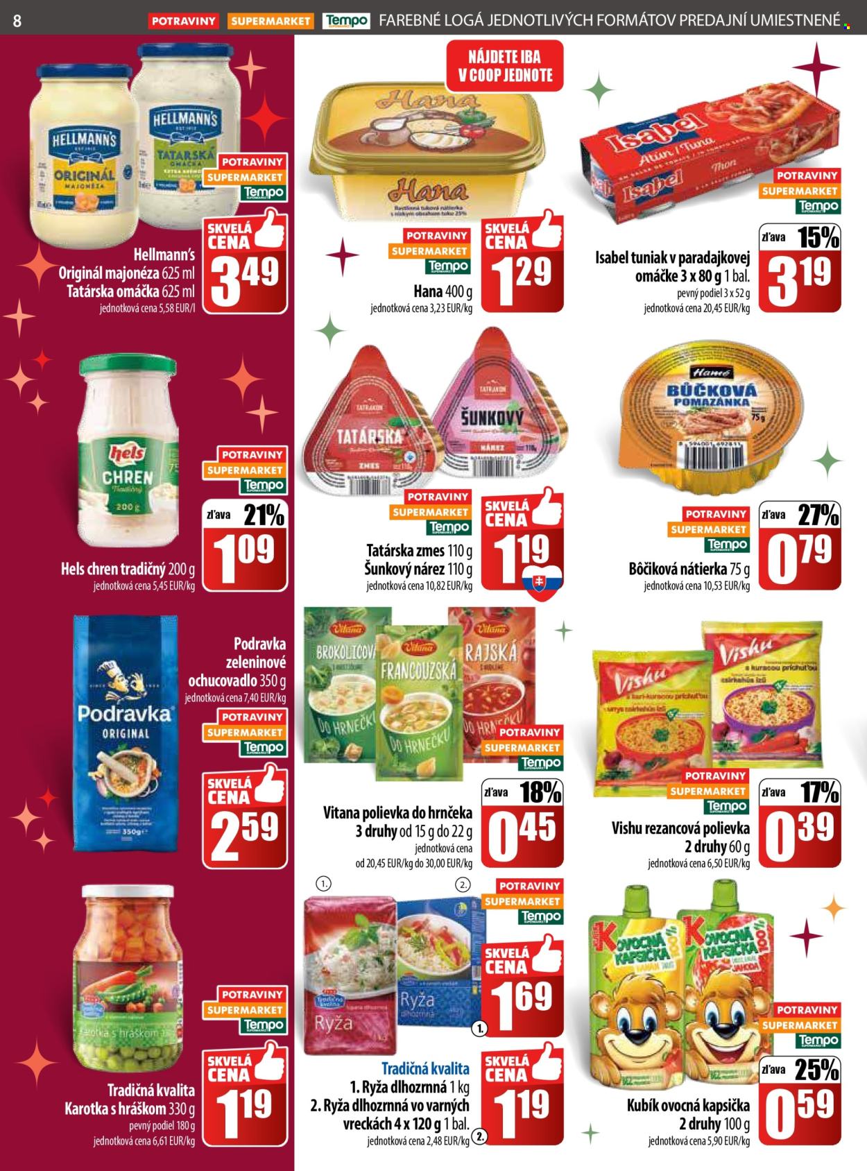 Leták COOP Jednota - 11.12.2025 - 17.12.2025. Strana 8