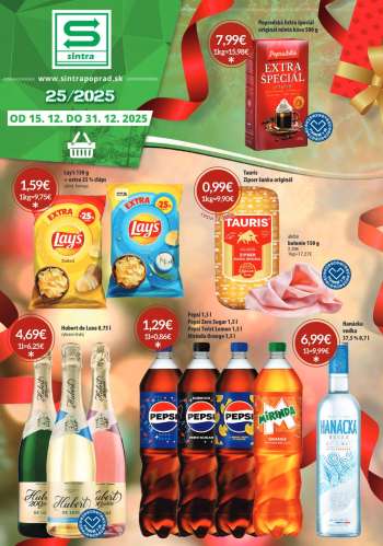 Leták Sintra - 15.12.2025 - 31.12.2025.
