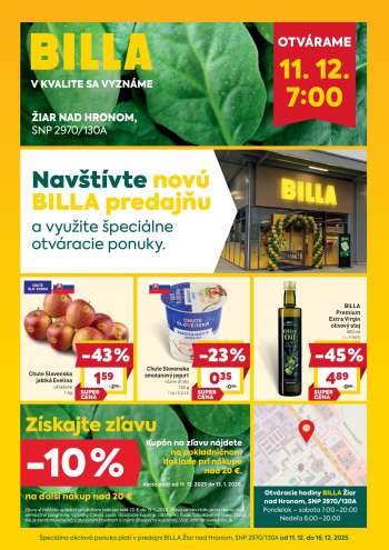 Leták Billa - 11.12.2025 - 16.12.2025.