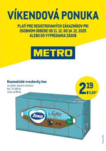 Leták Metro - 11.12.2025 - 14.12.2025.