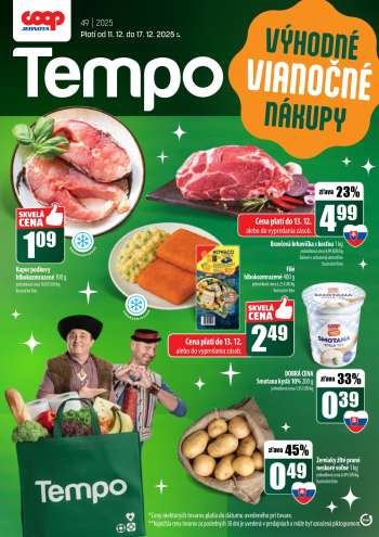 Leták COOP Jednota - 11.12.2025 - 17.12.2025.