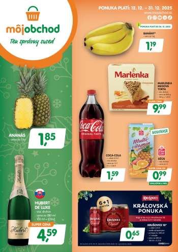 Leták Môj obchod - 12.12.2025 - 31.12.2025.
