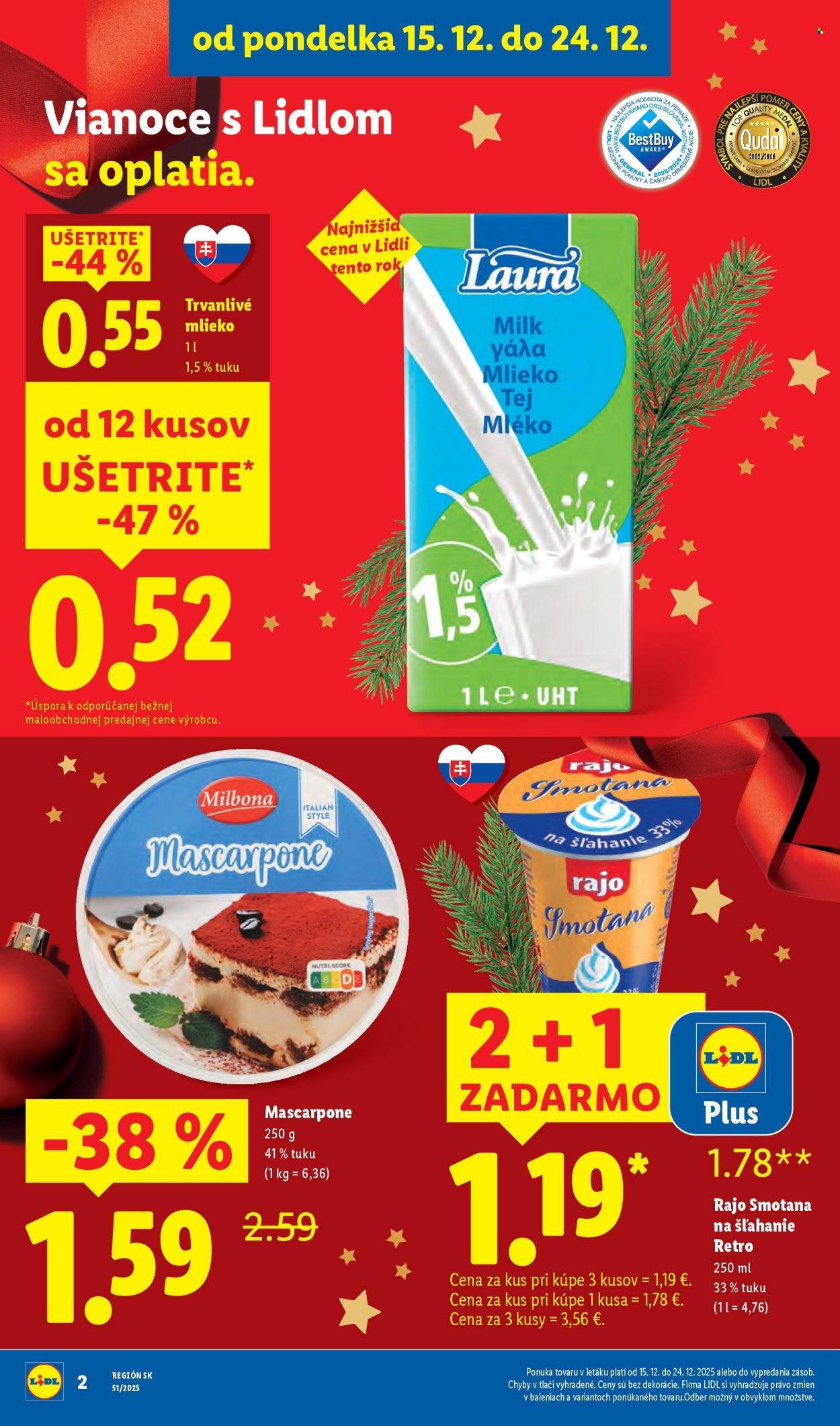 Leták Lidl - 15.12.2025 - 24.12.2025. Strana 2