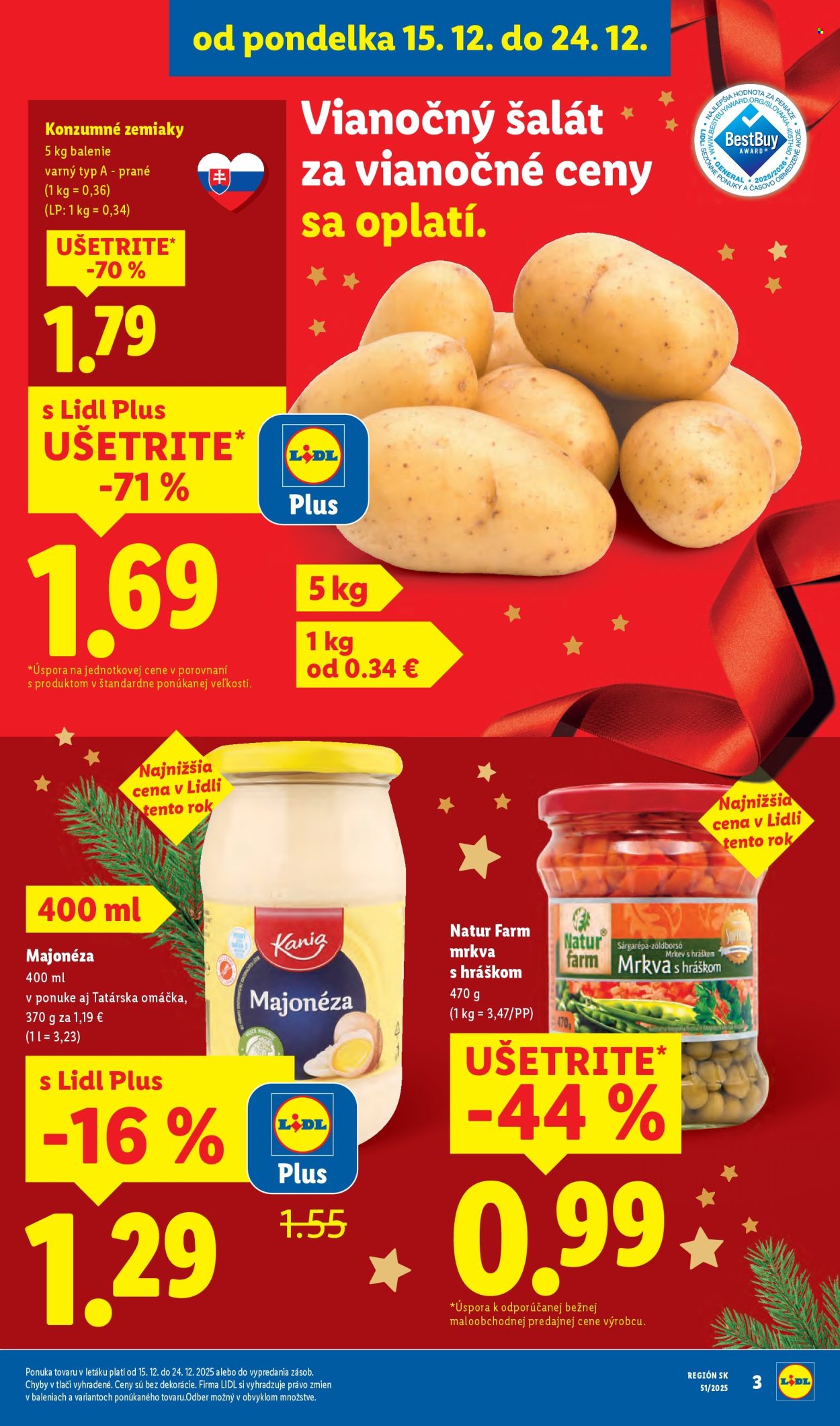 Leták Lidl - 15.12.2025 - 24.12.2025. Strana 3