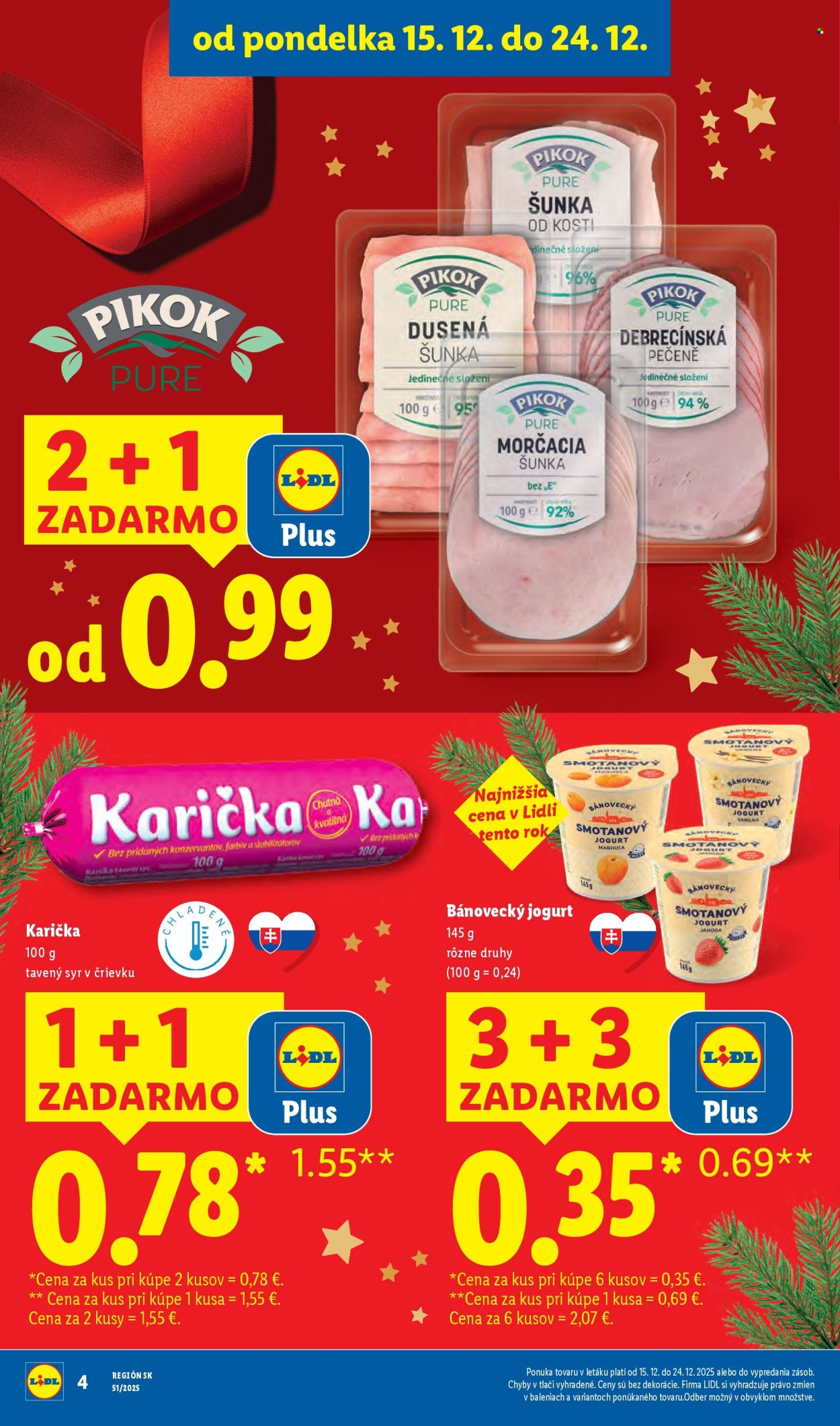 Leták Lidl - 15.12.2025 - 24.12.2025. Strana 4