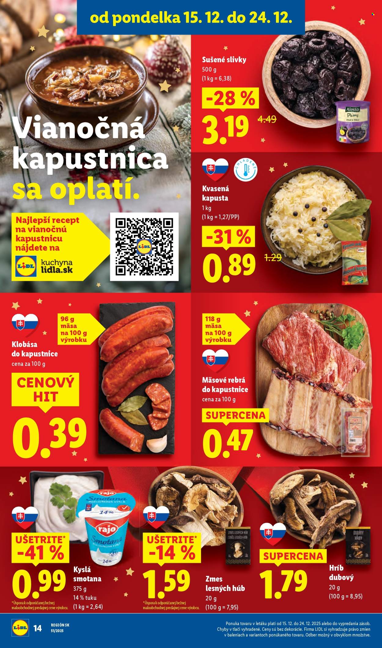 Leták Lidl - 15.12.2025 - 24.12.2025. Strana 16