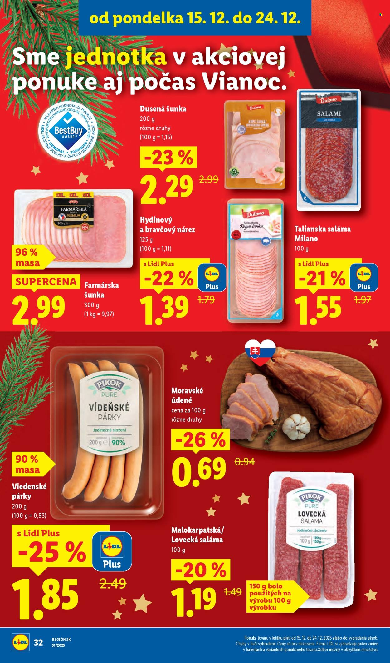 Leták Lidl - 15.12.2025 - 24.12.2025. Strana 38
