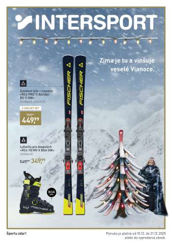 Leták Intersport - 10.12.2025 - 21.12.2025.
