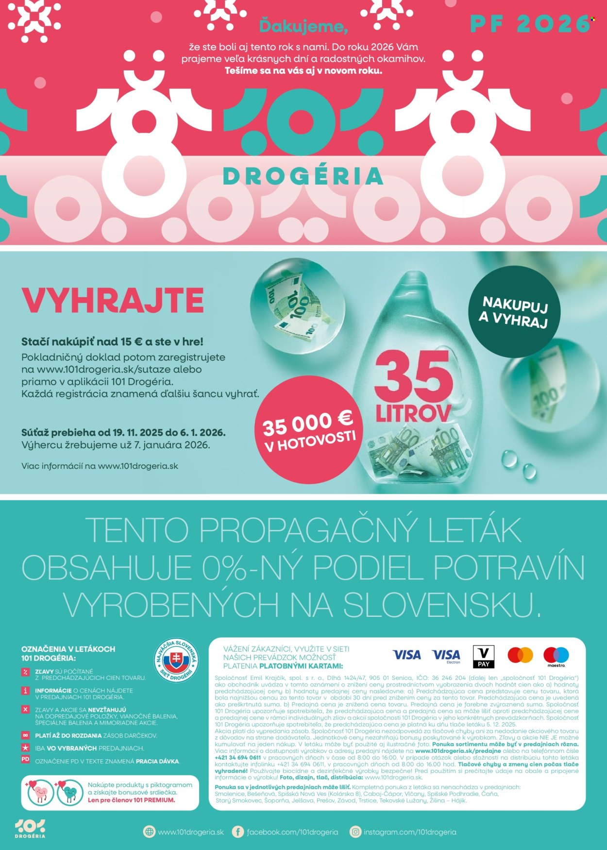 Leták 101 Drogerie - 17.12.2025 - 6.1.2026. Strana 12