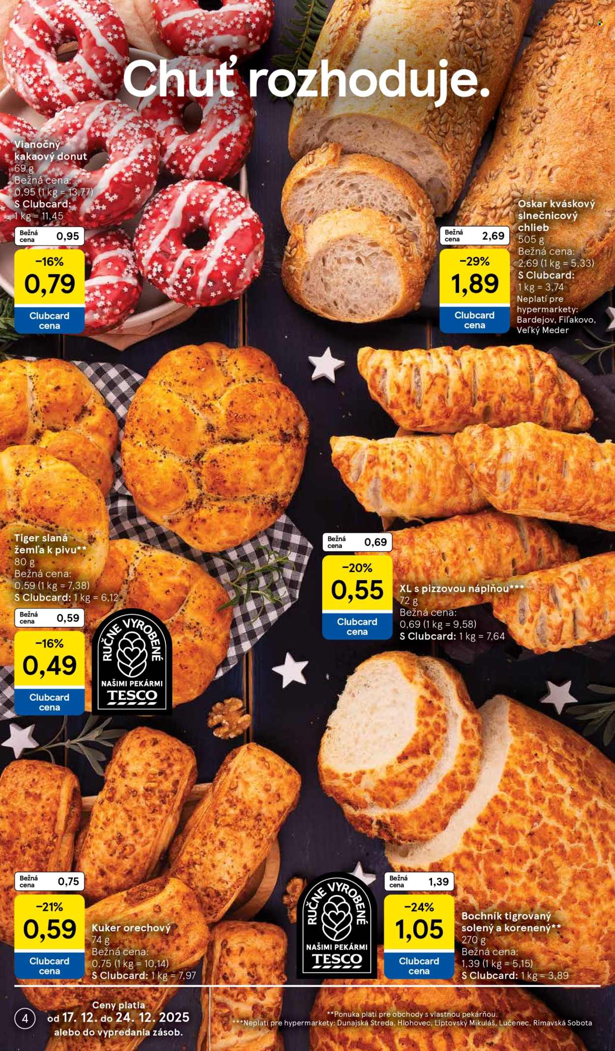 Leták TESCO - 17.12.2025 - 24.12.2025. Strana 4
