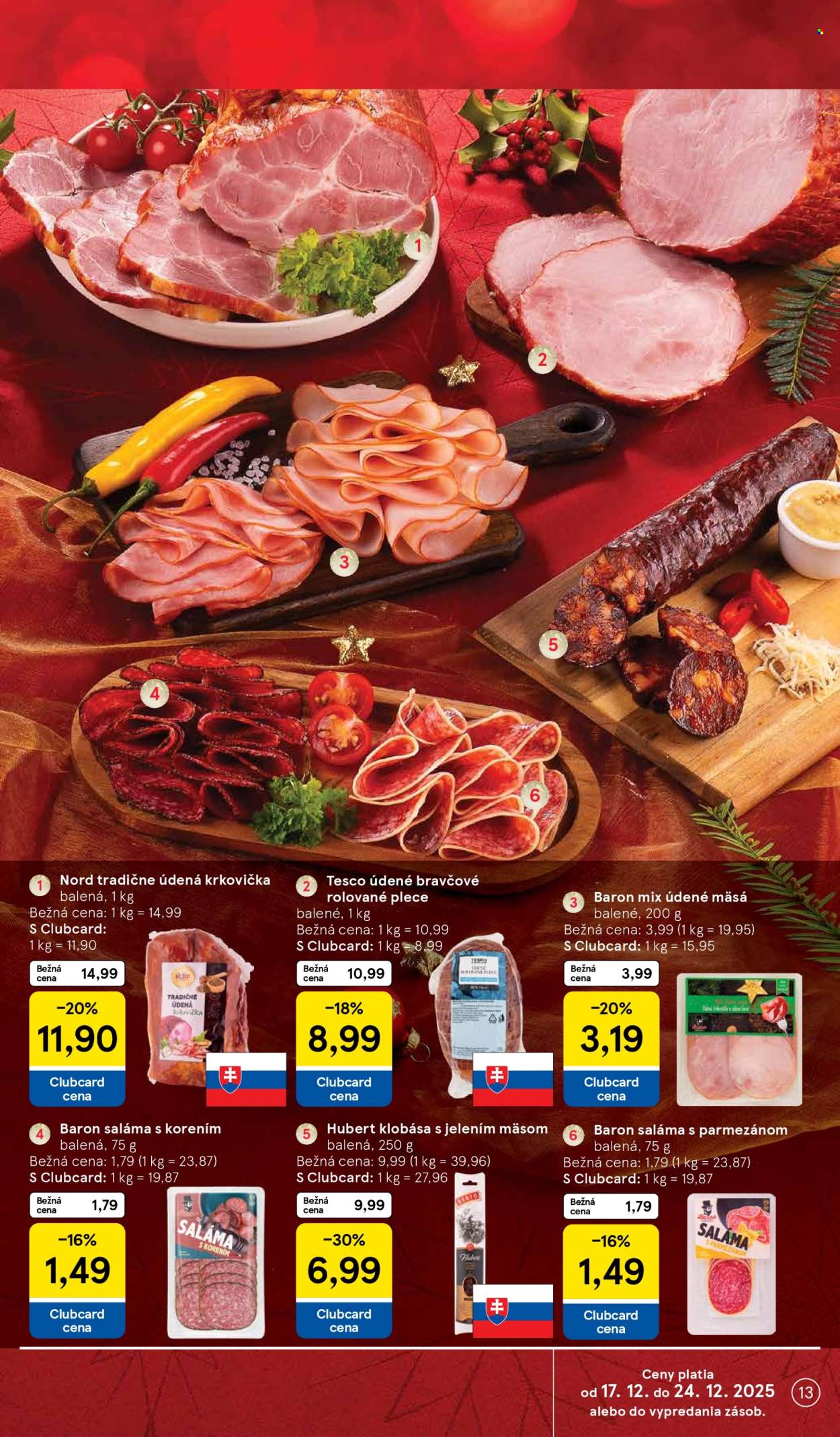 Leták TESCO - 17.12.2025 - 24.12.2025. Strana 13