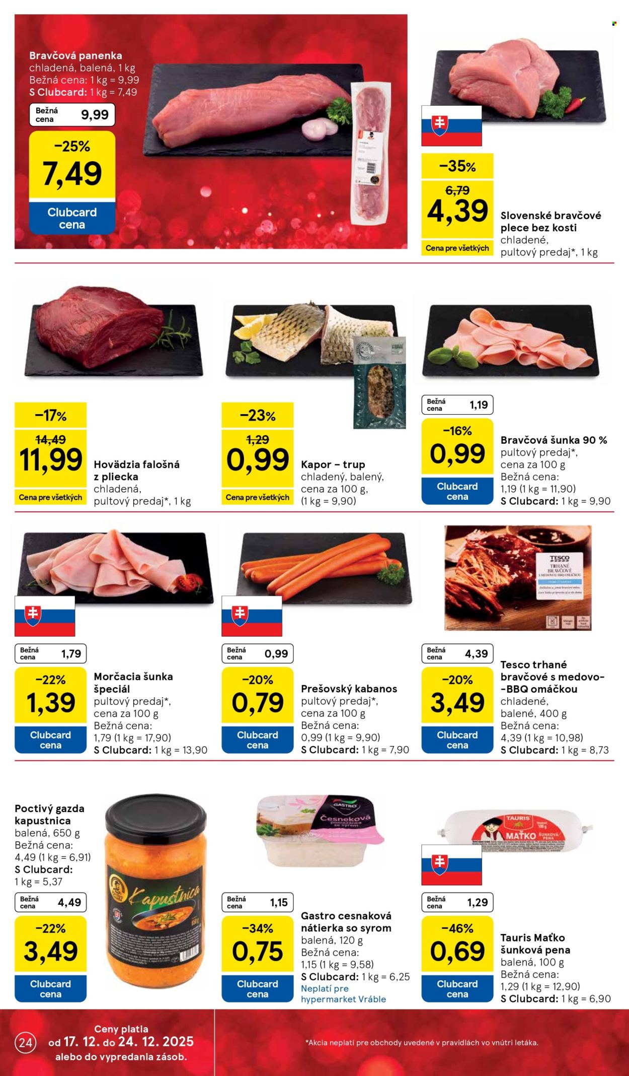 Leták TESCO - 17.12.2025 - 24.12.2025. Strana 24