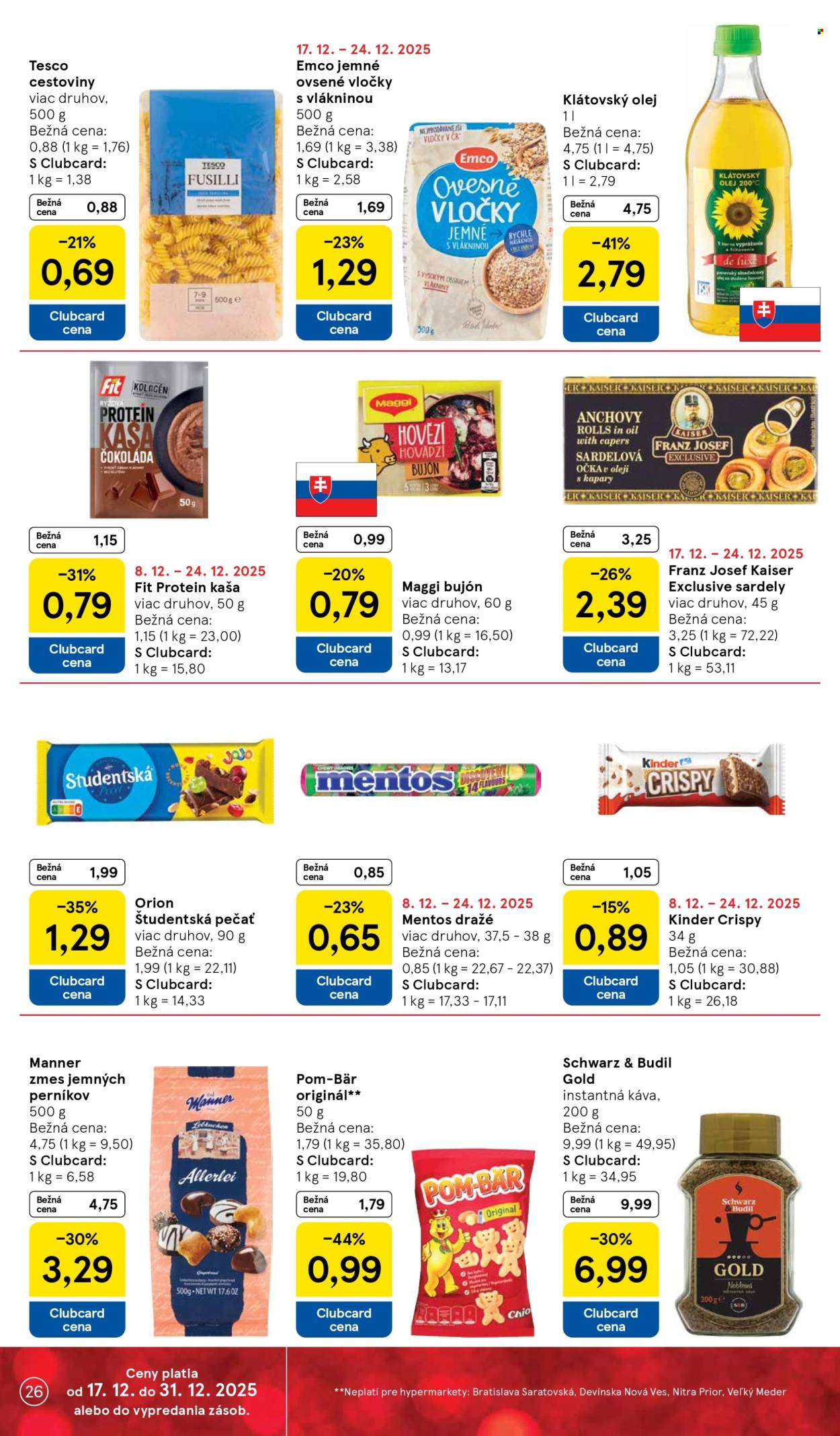 Leták TESCO - 17.12.2025 - 24.12.2025. Strana 26