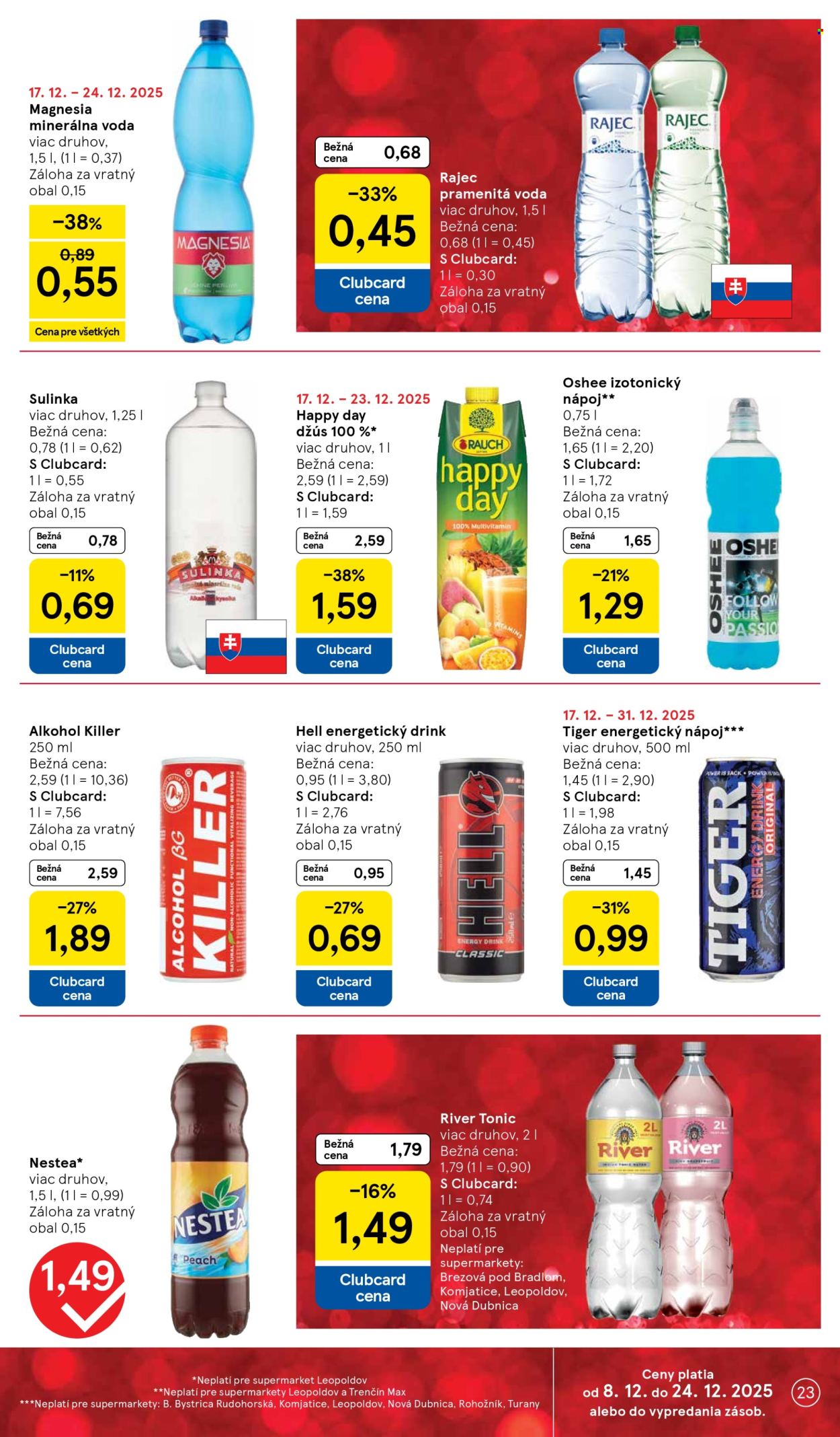 Leták TESCO supermarket - 17.12.2025 - 24.12.2025. Strana 23