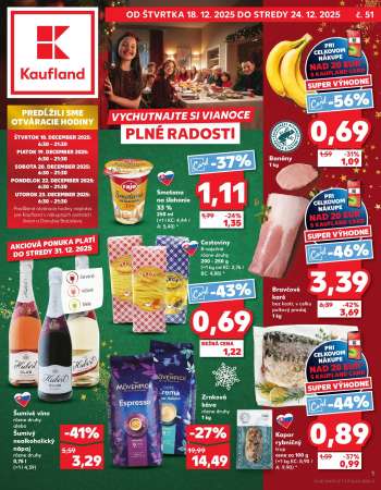 Leták Kaufland - 18.12.2025 - 24.12.2025.