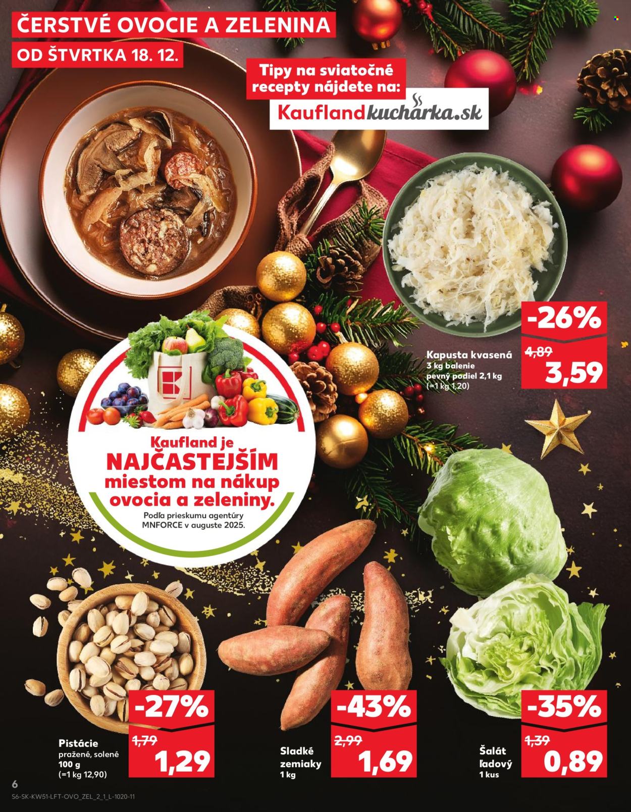 Leták Kaufland - 18.12.2025 - 24.12.2025. Strana 6