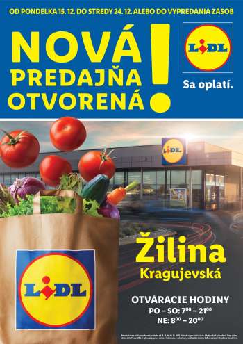 Leták Lidl - 15.12.2025 - 24.12.2025.