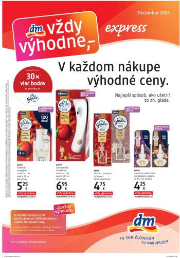Leták dm drogerie - 1.12.2025 - 31.12.2025.