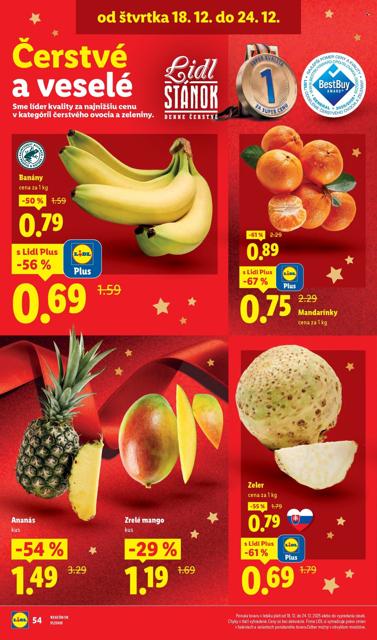Leták Lidl - 18.12.2025 - 24.12.2025. Strana 10