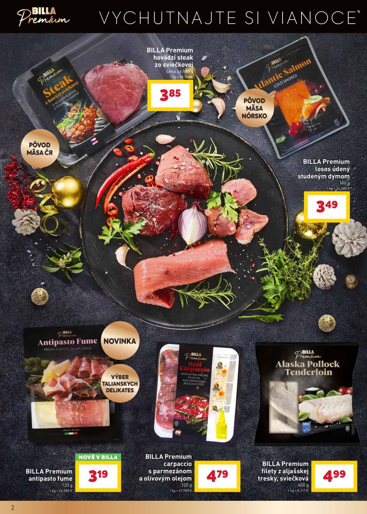 Leták Billa - 17.12.2025 - 24.12.2025. Strana 2