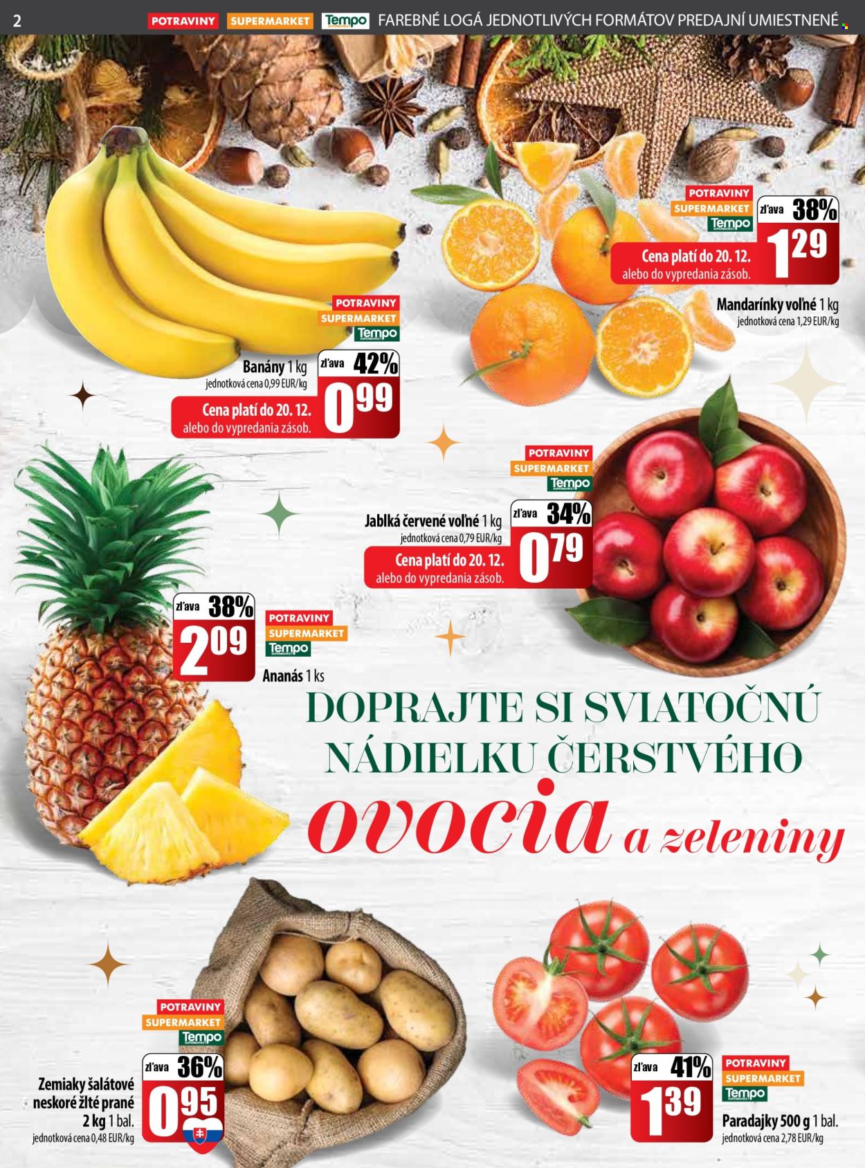Leták COOP Jednota - 18.12.2025 - 24.12.2025. Strana 2