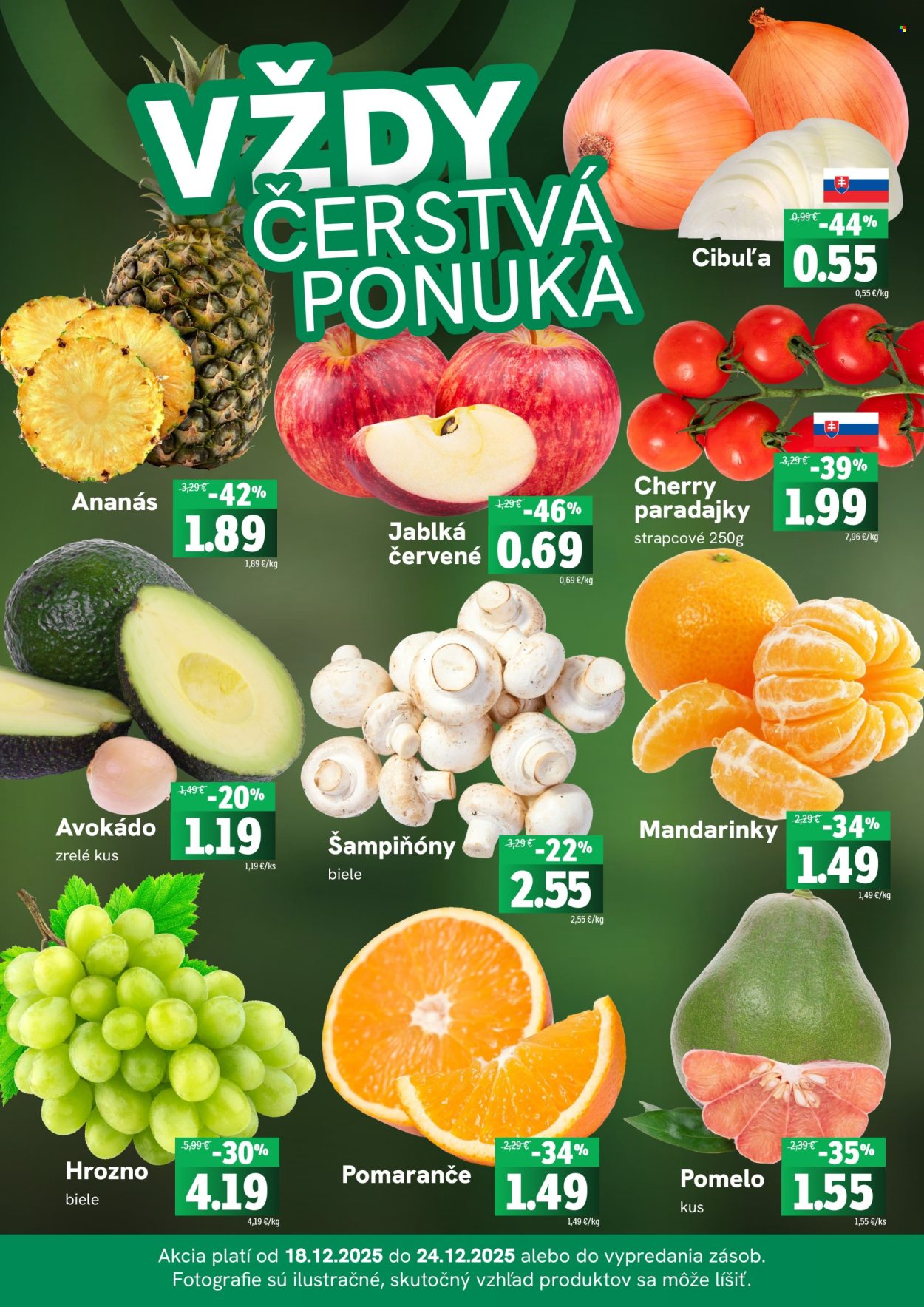 Leták FRESH - 18.12.2025 - 24.12.2025. Strana 3