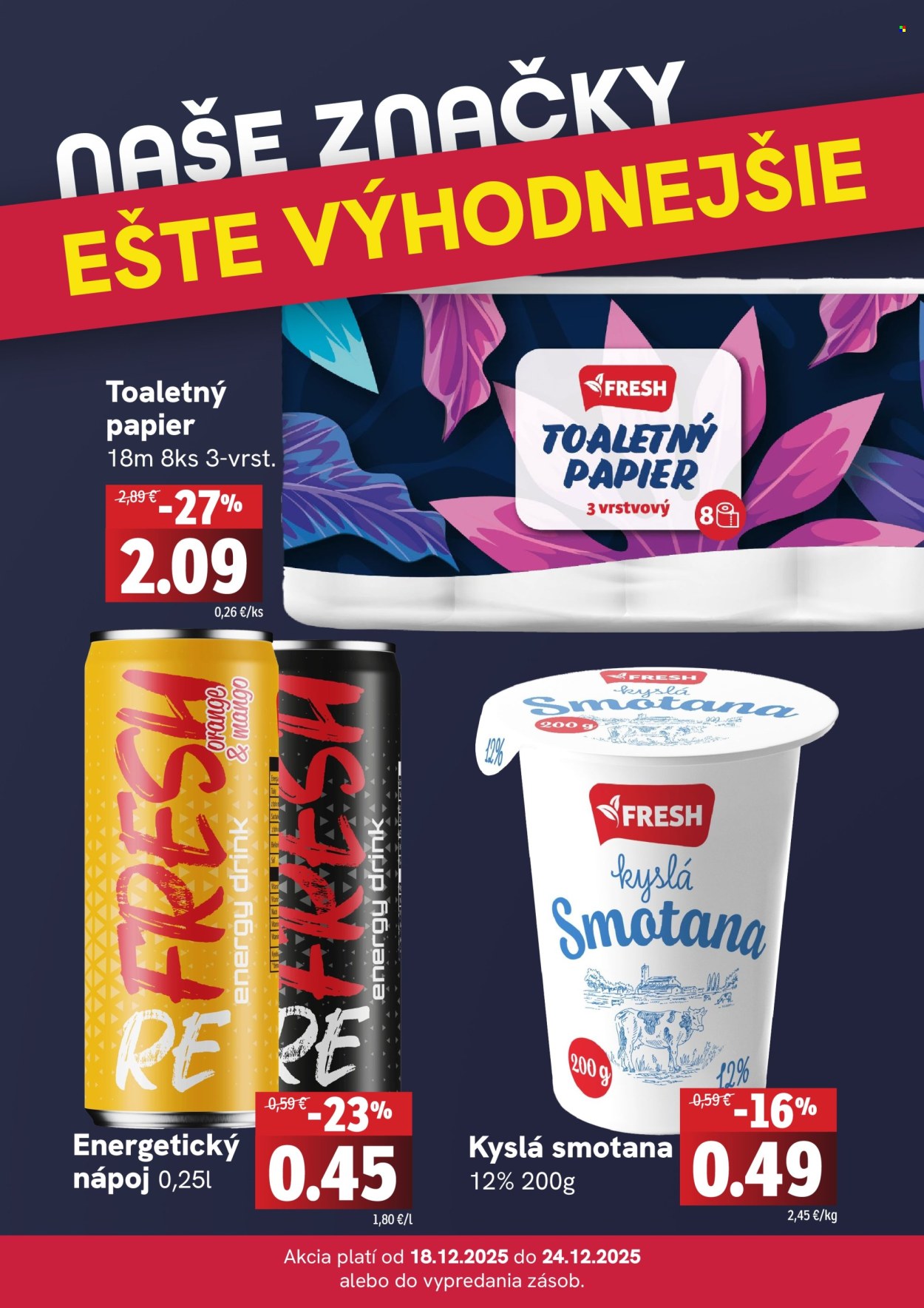 Leták FRESH - 18.12.2025 - 24.12.2025. Strana 4