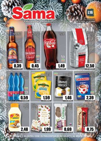 Leták Sama - 5.12.2025 - 31.12.2025.