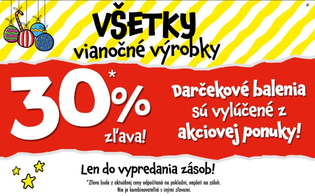 Leták TEDi. Strana 1
