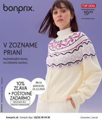 Leták Bonprix - 17.12.2025 - 26.1.2026.