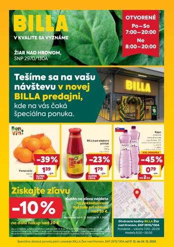 Leták Billa - 17.12.2025 - 24.12.2025.