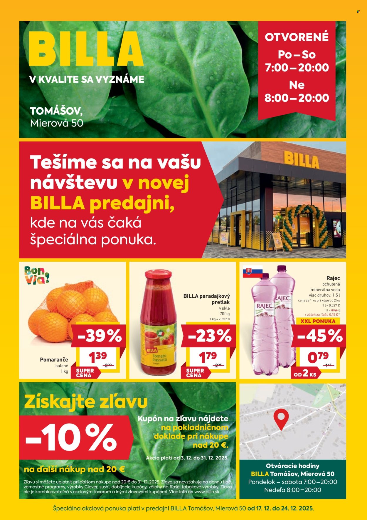 Leták Billa - 17.12.2025 - 24.12.2025. Strana 1