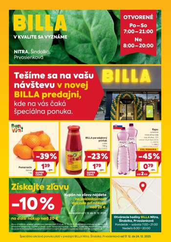 Leták Billa - 17.12.2025 - 24.12.2025.